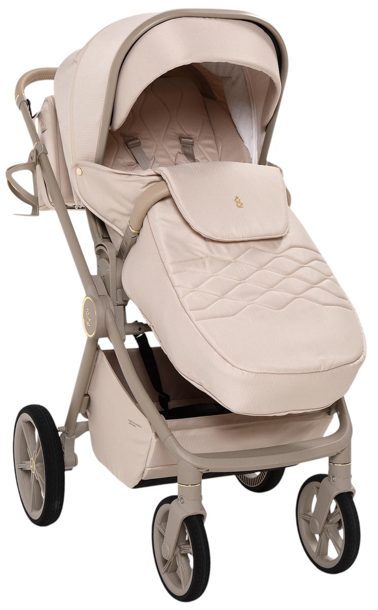 Детская прогулочная коляска Sweet Baby Elegante (LT) - Beige, 427346