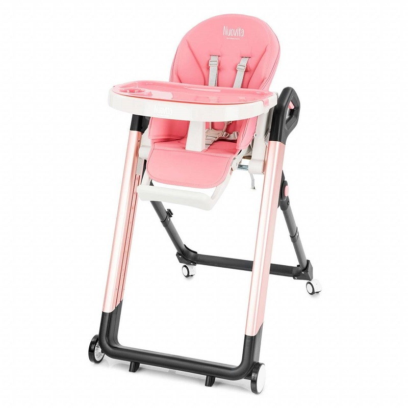 Стульчик для кормления Nuovita Orbita Rosa pallido, Rosa/Бледно-розовый, Розовый