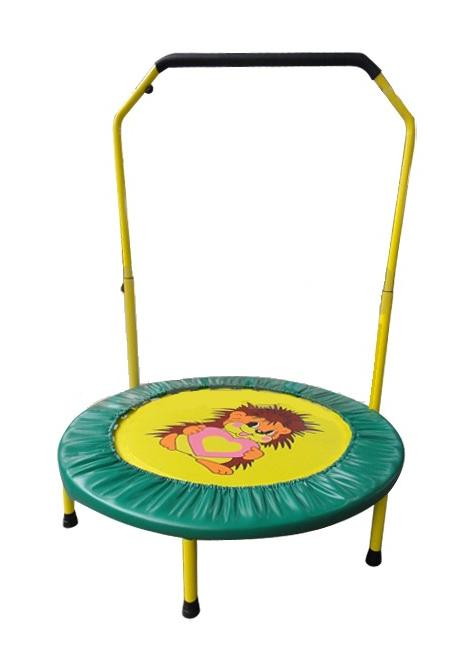 Мини-батут КМС складной 36" с ручкой (диаметр 92 см) зелёный