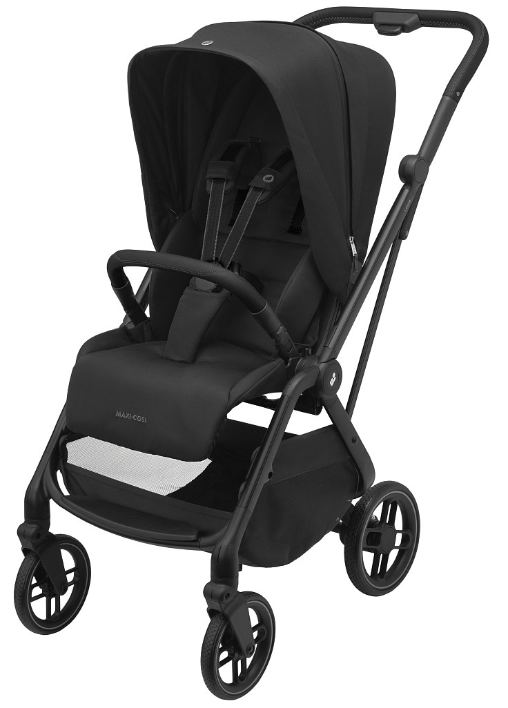 Детская прогулочная коляска Maxi-Cosi Leona² большие колеса 1204390110 Twillic Black черный