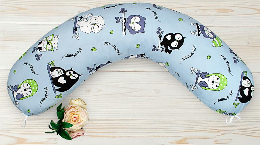 Подушка для беременных AmaroBaby WB 170х25 см совы