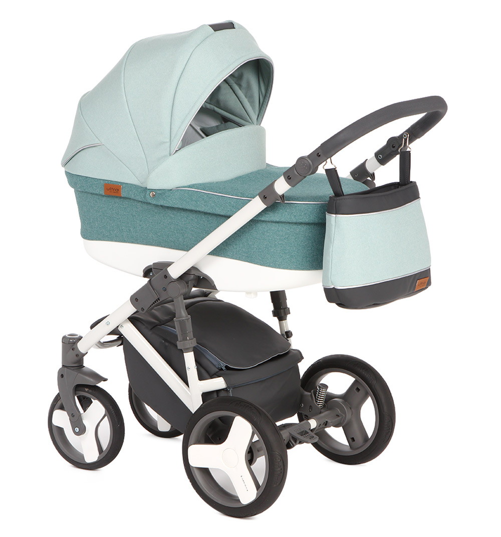 Детская коляска Bexa Poland Ultra 2 в 1 т.зеленый+св.зеленый