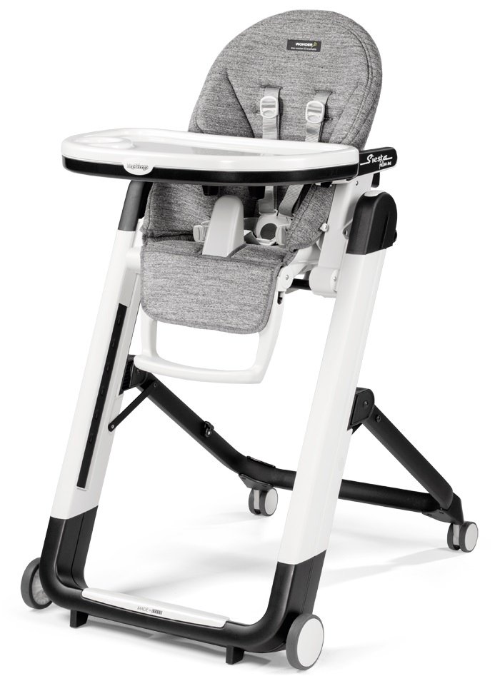 Стульчик для кормления Peg Perego Siesta Follow Me Wonder Grey