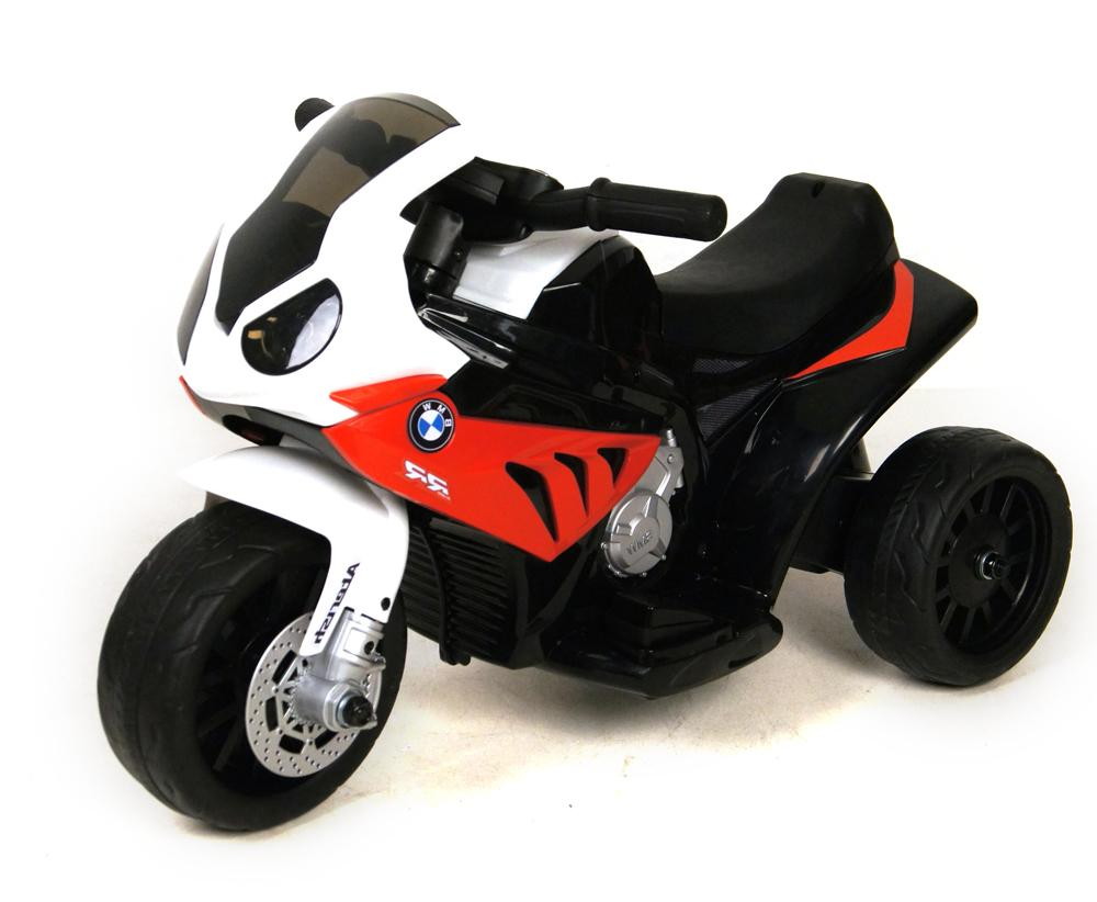 Детский электромотоцикл RiverToys BMW S1000 RR (JT5188) Красный