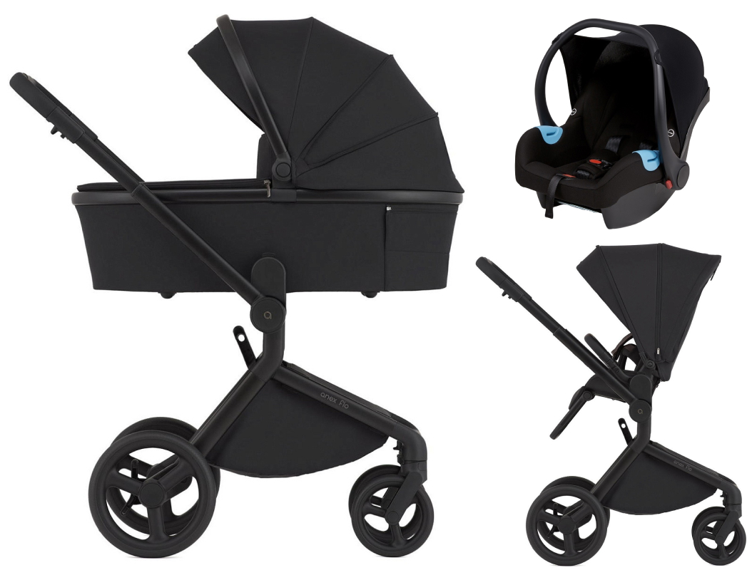 Детская коляска Anex Flo 3 в 1 и автокресло Biuco BC100B Lungo