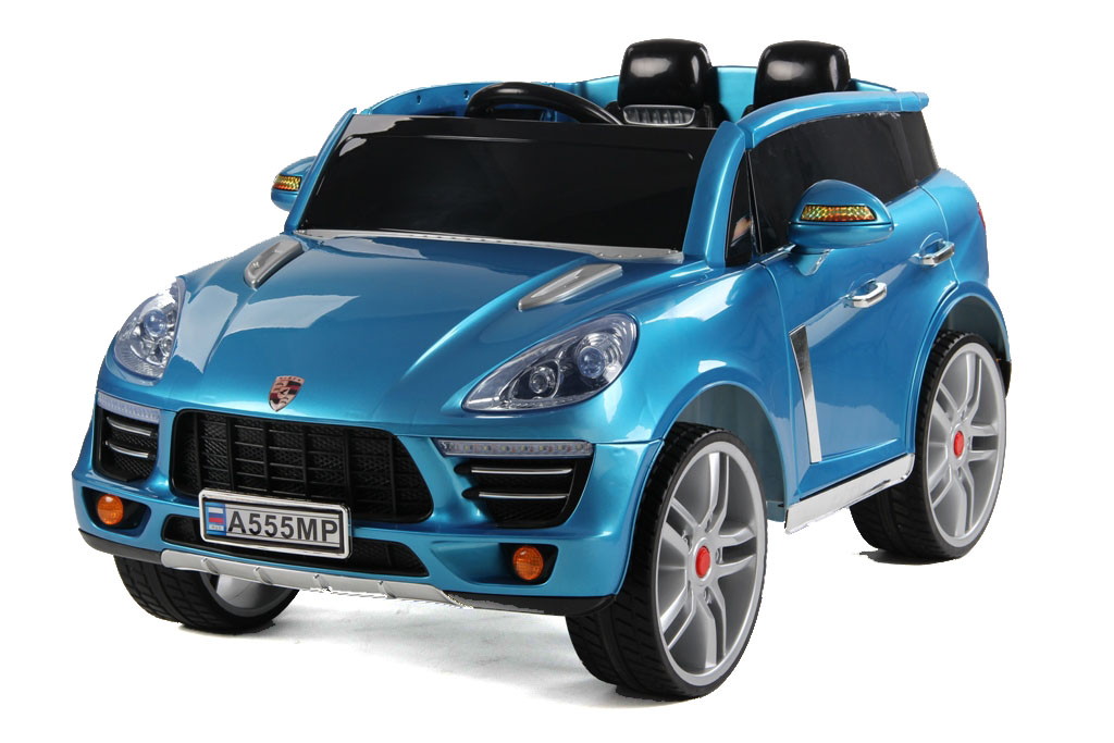 Детский электромобиль RiverToys Porsche Macan A555МР синий