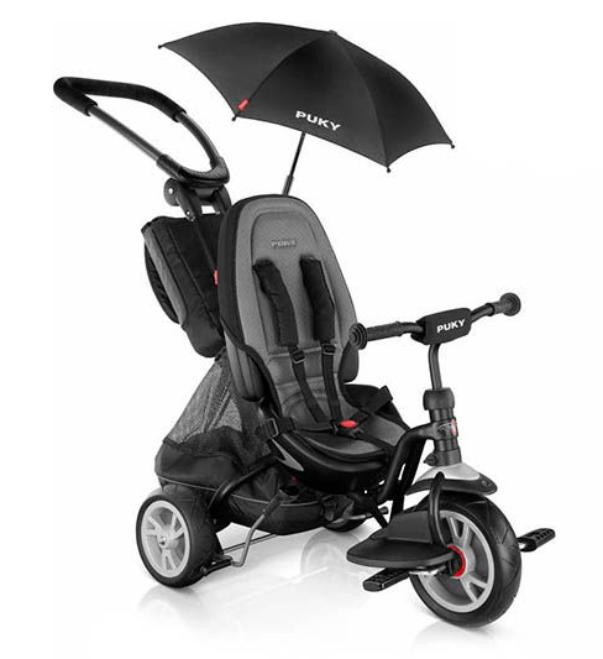 Детский трехколесный велосипед Puky CAT S6 Ceety 2411 Black черный