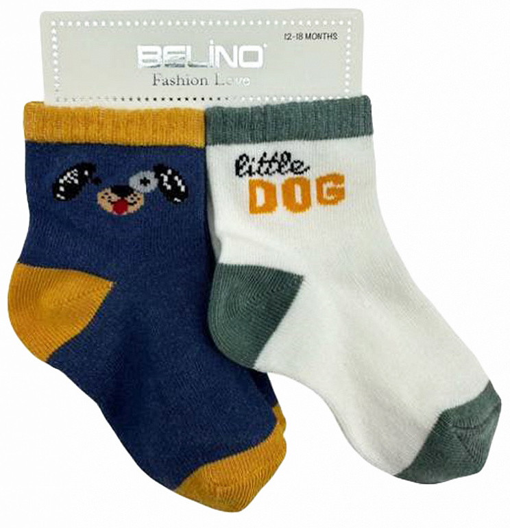 Носки Belino для мальчика с рисунком 2 пары 179000 J 10