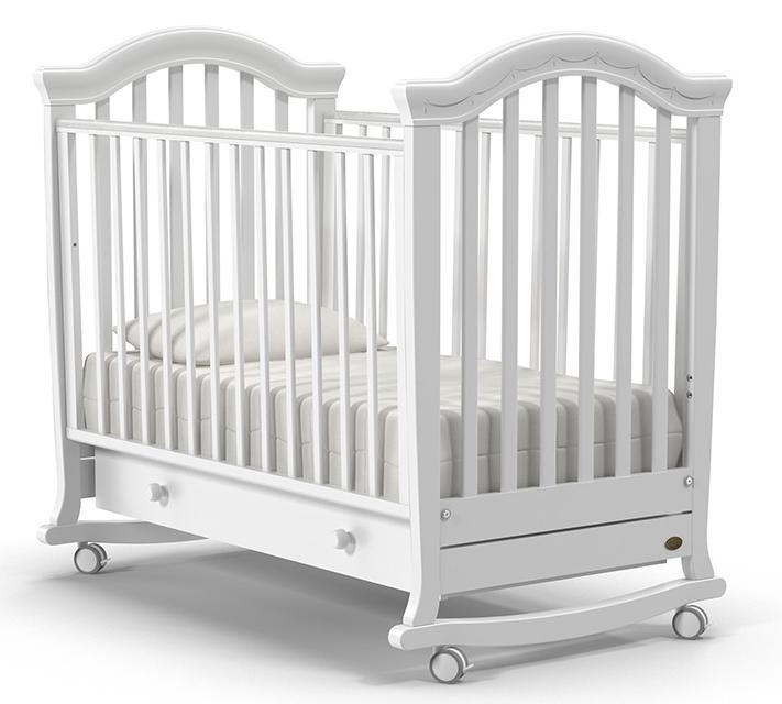 Детская кроватка Nuovita Perla dondolo Bianco/Белый