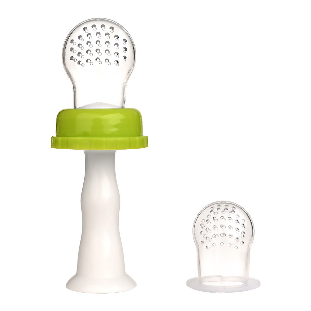 Ниблер Pituso для прикорма, 2 силиконовые сеточки Green (Зеленый)