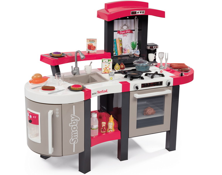 Детская игрушка кухня Smoby Tefal Super Chef Deluxe, звук, пузырьки 311304