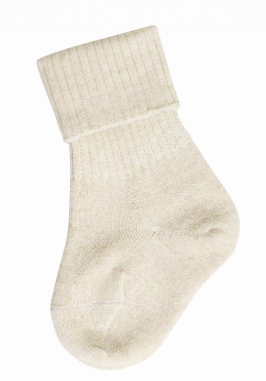 Носки Olant Baby детские 100% овечья шерсть GTD Белый, 6-9 мес.