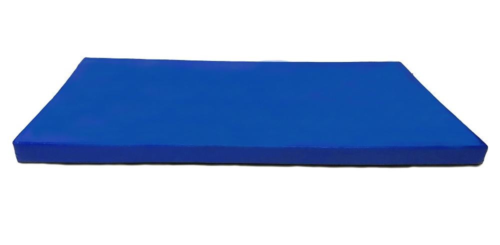 Мат КМС № 9, 100х150х10 см сине/жёлтый