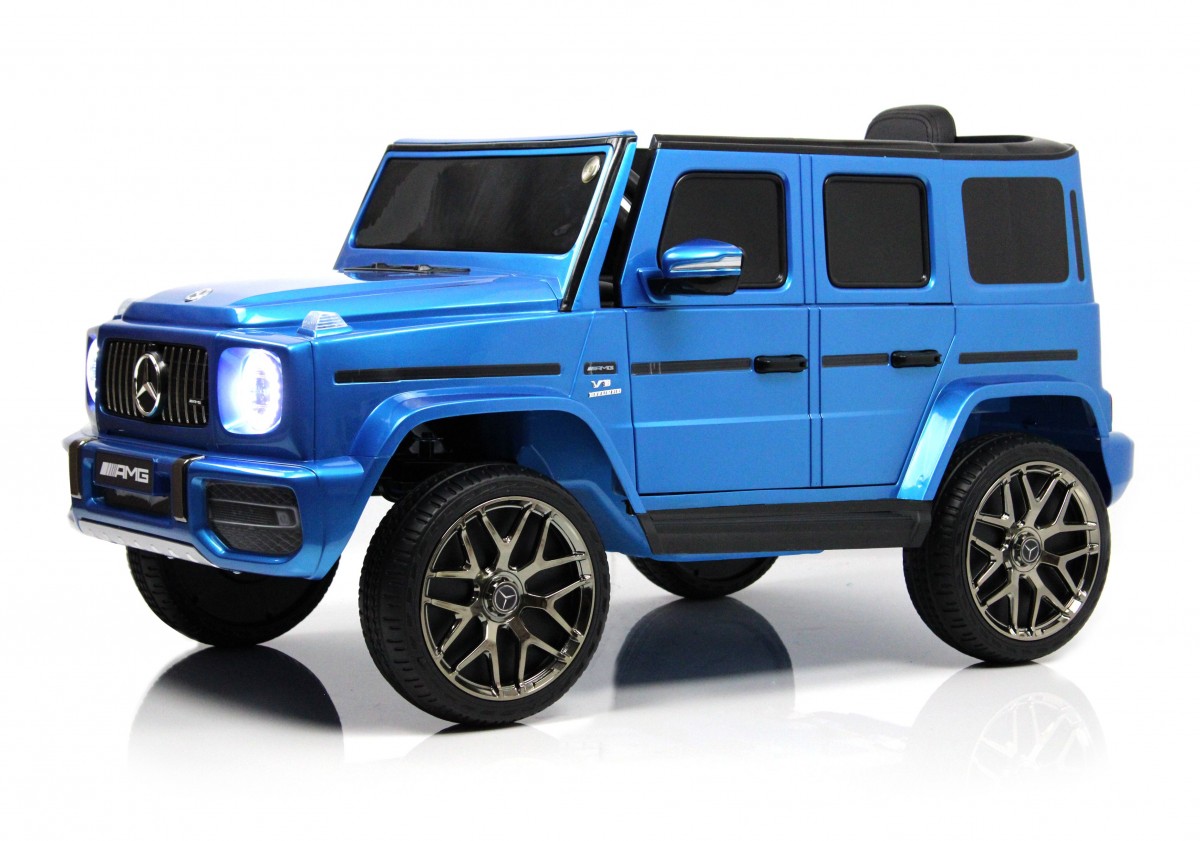 Детский электромобиль RiverToys Mercedes-Benz G63 Т999ТТ синий глянец