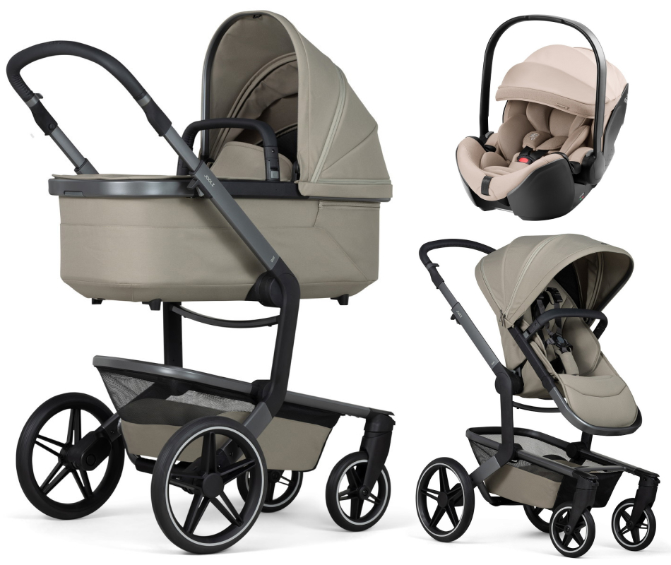 Детская коляска 3 в 1 Joolz Day 5 и автокресло Britax Roemer Baby-Safe Pro Style Teak Sage Green