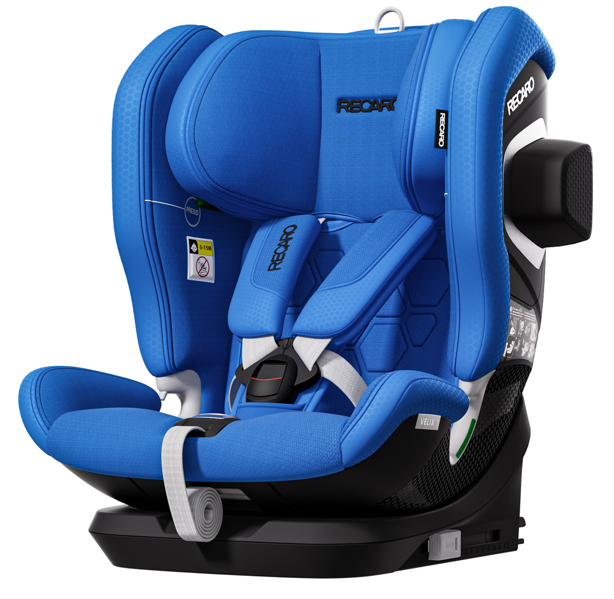 Автокресло Recaro Velix 1 (76-150 см, 9-36 кг) Голубой (Calm Blue)