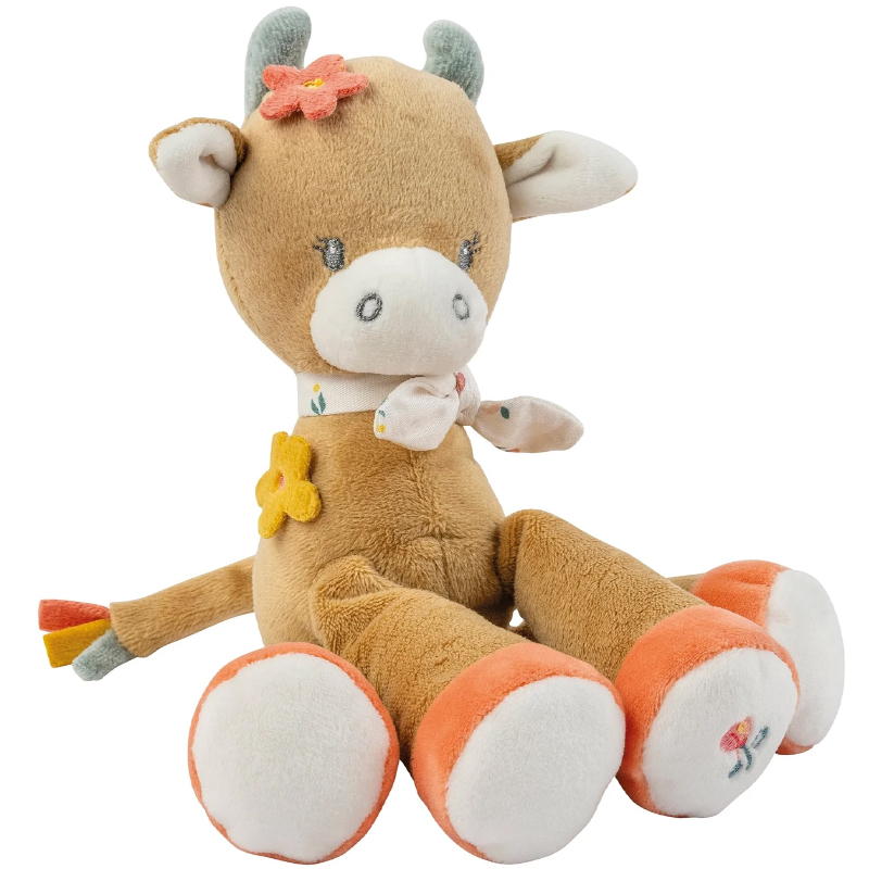 Игрушка мягкая Nattou Rattle Mini Mila Zoë Lana Корова 266048