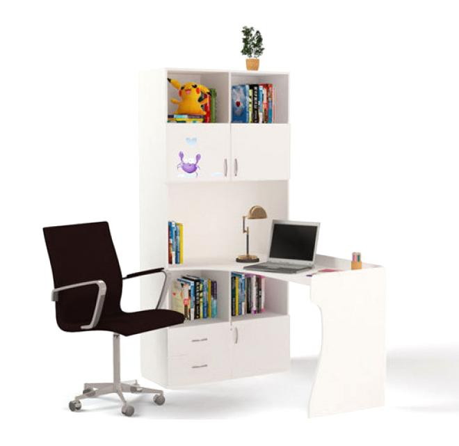 Детский стол-стеллаж ABC-King Pirates (левый)