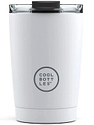 Термокружка Cool Bottles Tumbler Mono White 330 мл