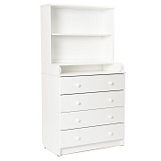 Детский пеленальный комод Bebizaro Bristol BZBL/01 WHITE