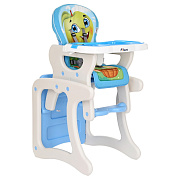 Детский стул-трансформер Pituso Carlo HB-GY-05 Яблочко (Голубой)