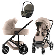 Коляска 3 в 1 Britax Roemer Smile 5Z Style и автокресло Baby-Safe PRO LUX Urban Olive Teak