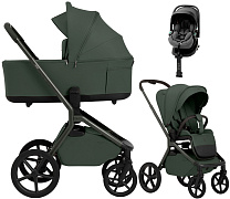 Коляска 4 в 1 Sweet Baby SBL Orso New + автокресло Premier Plus Grey Forest Green