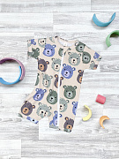 Песочник Mjolk Sleep and Play Grizzly Bears 62