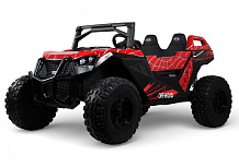 Детский электромобиль RiverToys A707AA LUX NEW 4WD RED-SPIDER/красный спайдер