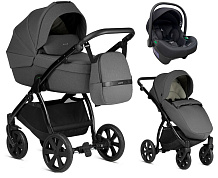 Детская коляска Noordi Luno All Trails 3 в 1 с автокреслом Terra Edusky Black 1012610 Ocean Wave