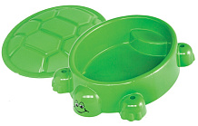 Песочница с крышкой Paradiso Toys Веселая черепаха T00743