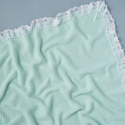 Плед вязаный Little Star Амелия 120х90 см 0413 мятный