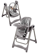 Стульчик для кормления Amarobaby Legacy многофункциональный серый