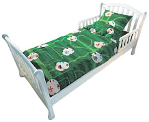 Комплект постельного белья для подростковой кровати Nuovita Футбол зеленый