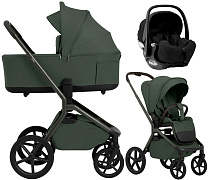Коляска 3 в 1 Sweet Baby SBL Orso New + автокресло Premier Black Forest Green