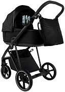 Детская коляска Roan Sol Vintage Leather 2.0 2 в 1 SL/10/L Black/Black/руч.Черный