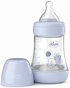 Детская бутылочка Chicco Perfect 5 с соской, медл.поток,150 мл,0+ Boy