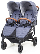 Детская прогулочная коляска для двойни Valco baby Snap Duo Trend Denim