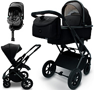 Коляска 4 в 1 Sweet Baby Ricci Air + автокресло Premier Plus Grey Black (Air)