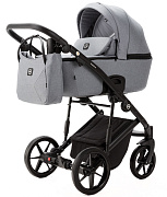 Детская коляска Adamex Mobi New 2 в 1 MN-TK60 СЕРЫЙ