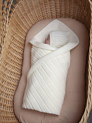 Плед НаследникЪ Выжанова Колосок р. 95х95 НВ6035 экрю