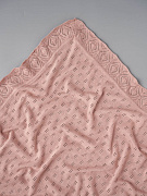 Детский плед Little Star для девочки 90х90 см розовый антик