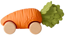 Игрушка-прорезыватель Oli&Carol Cathy the Carrot на деревянных колёсах