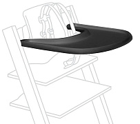 Поднос-столик на стульчик для кормления Stokke Tripp Trapp Tray Black
