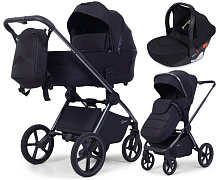 Детская коляска Rant Falcon Soft Therm 3 в 1 с автокреслом Cruise Black Black