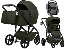 Коляска 3 в 1 Sweet Baby SBL Dolce + автокресло Premier Grey Dark Green