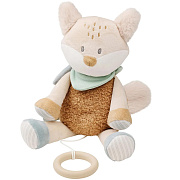 Игрушка мягкая Nattou Musical Soft Toy Flo, Ernest & Oli Лиса музыкальная 682190