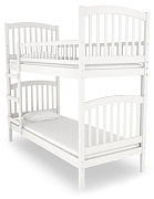 Детская двухъярусная кровать Nuovita Senso Due Bianco/Белый
