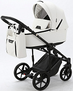 Детская коляска Adamex Zico Deluxe 3 в 1 Z-SA01 БЕЛ.КОЖА