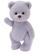 Мягкая игрушка TeddyTales Lina Медведь (короткая шерсть) M 30 см серо-фиолетовый
